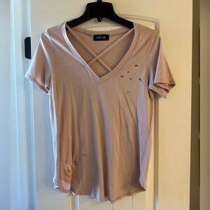 Edgy v-neck